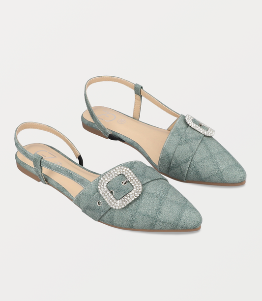 BW10223-BLUE-Women Sling Back